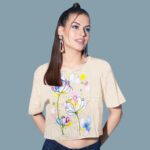 Trendy Women's Crop Top – Half Sleeve & Stylish