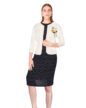 Elegant Women's Midi with Cream Ethnic Jackets & Shrugs