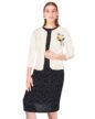 Elegant Women's Midi with Cream Ethnic Jackets & Shrugs - Image 2
