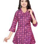 Women's 3/4th Sleeve Long Tops – Stylish & Comfortable